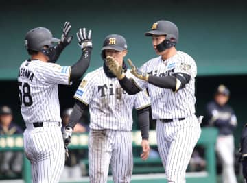 阪神2軍 ドラフト1位・立石が満塁弾でプロ初アーチ 痛烈打球を左中間にぶち込む SGL騒然