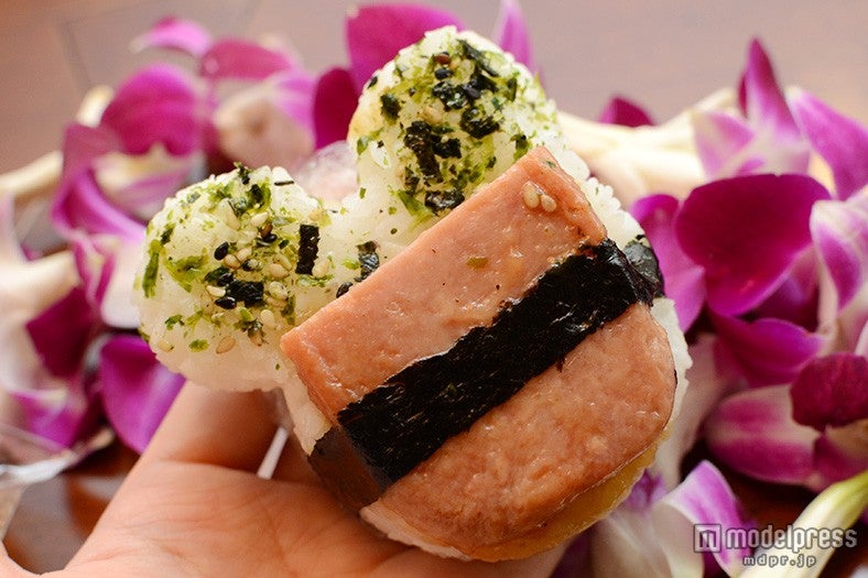 ミッキー・シェイプのスパムむすび（＄4．00）