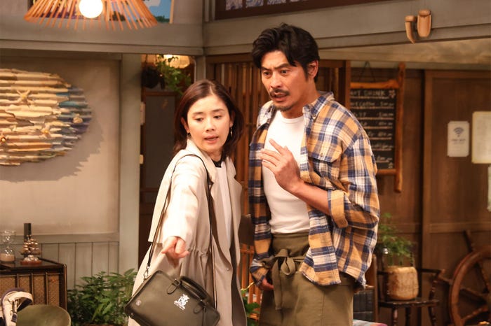 石田ひかり、坂口憲二「続・続・最後から二番目の恋」第6話(C)フジテレビ