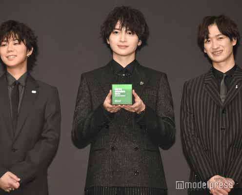 Kis-My-Ft2北山宏光、10周年の集合写真見て涙… 玉森裕太&宮田俊哉「とってもメンバー愛が強いんです」<LINE NEWS AWARDS 2021>