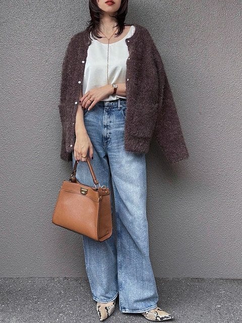 ワイドデニムコーデ3