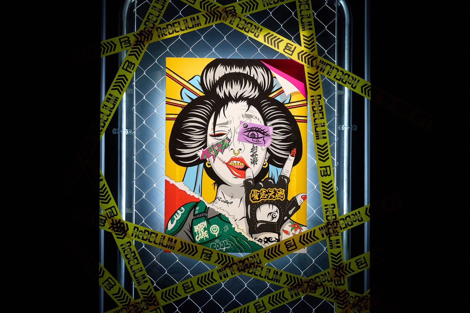 『REIA NAKAMURA 1st EXHIBITION ReBELiUM ＠SHIBUYA』展示作品（提供写真）