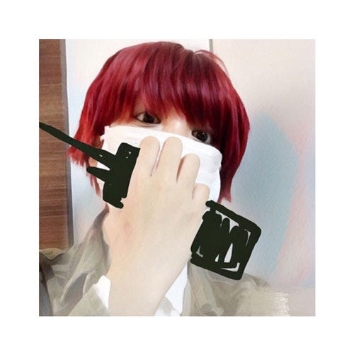 Fukase(SEKAI NO OWARI) 風メイクのざわちん/ざわちんオフィシャルブログ(Ameba)より