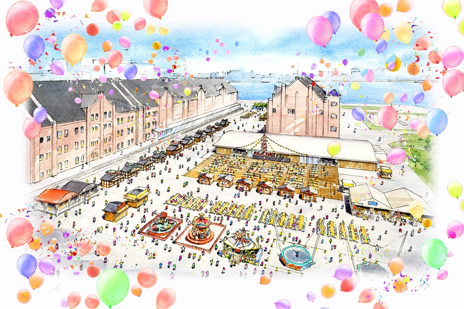 会場イメージ／画像提供：横浜赤レンガ