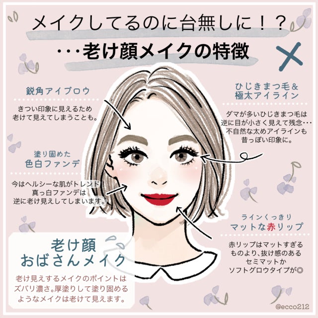 同じ顔なのに失敗メイクで老けて見える 垢抜けメイクでイマドキ顔に モデルプレス 同じ顔なのに失敗メイクで老けて見える 垢抜けメイクでイマドキ顔に モデルプレス