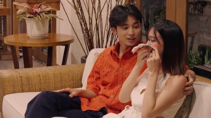 高崎凌、矢ヶ部初音「LOVE CATCHER Japan」第7話(C)CJ ENM CO., LTD. All Rights Reserved(C)AbemaTV,Inc.