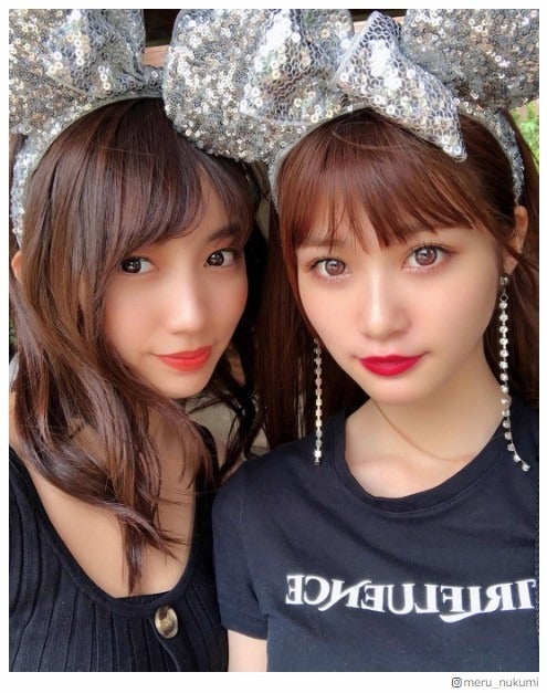 「オオカミくん」黒木ひかり＆生見愛瑠“めるかり”コンビ、ディズニー満喫