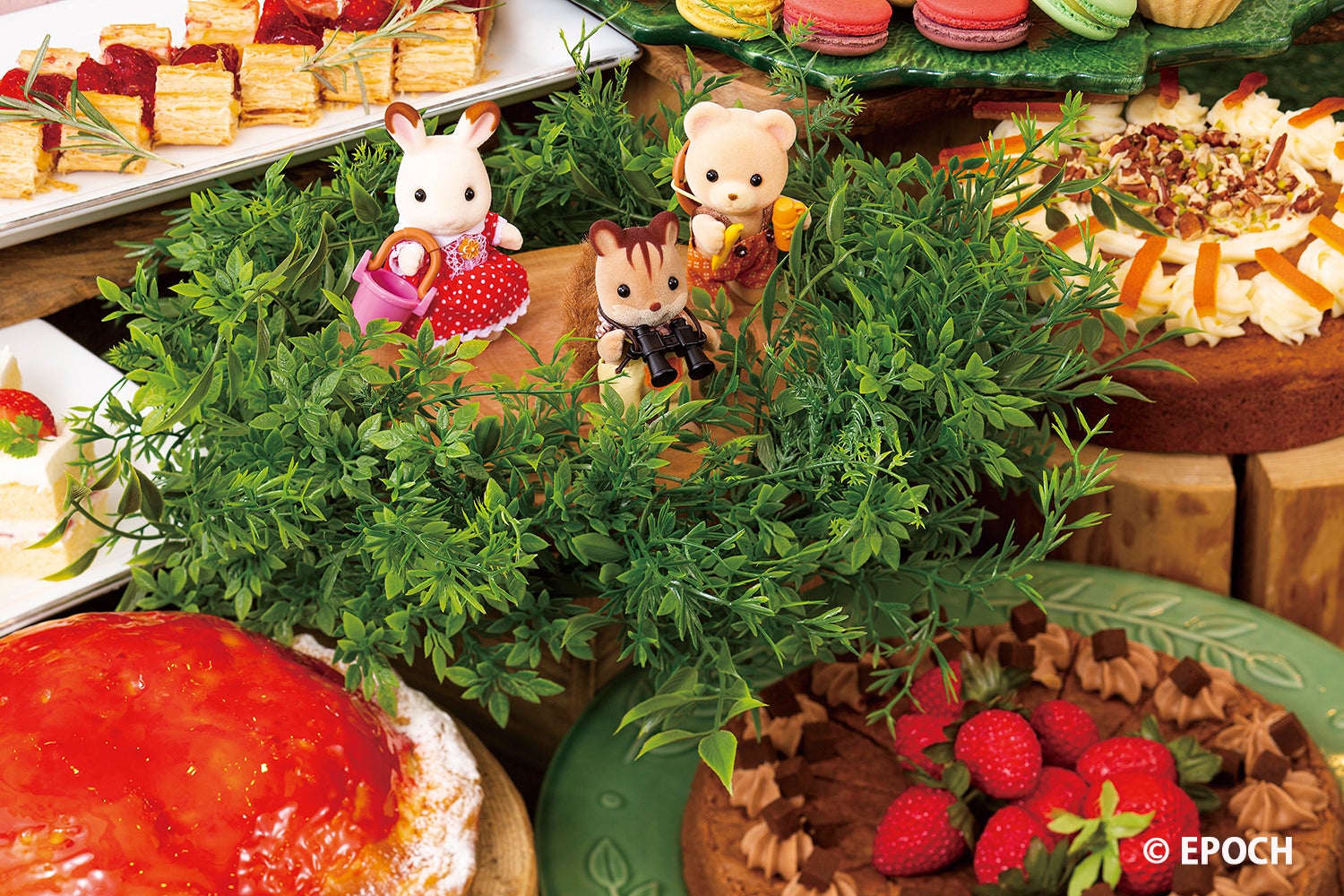 ストロベリースイーツブッフェ with シルバニアファミリー（C）EPOCH