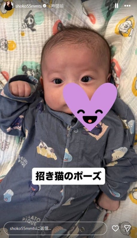 中川翔子Instagramストーリーズより