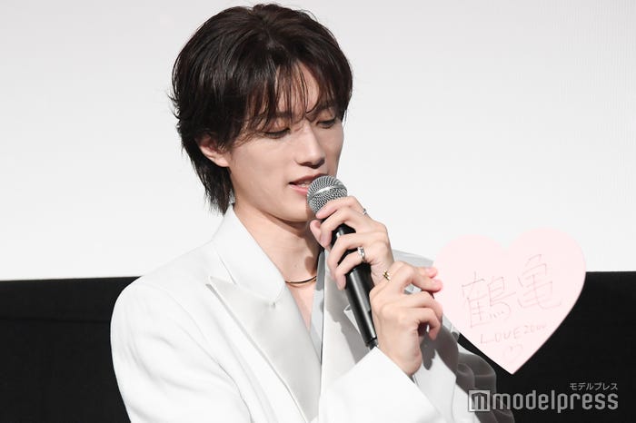 鶴が書けるようになった山中柔太朗(C)モデルプレス