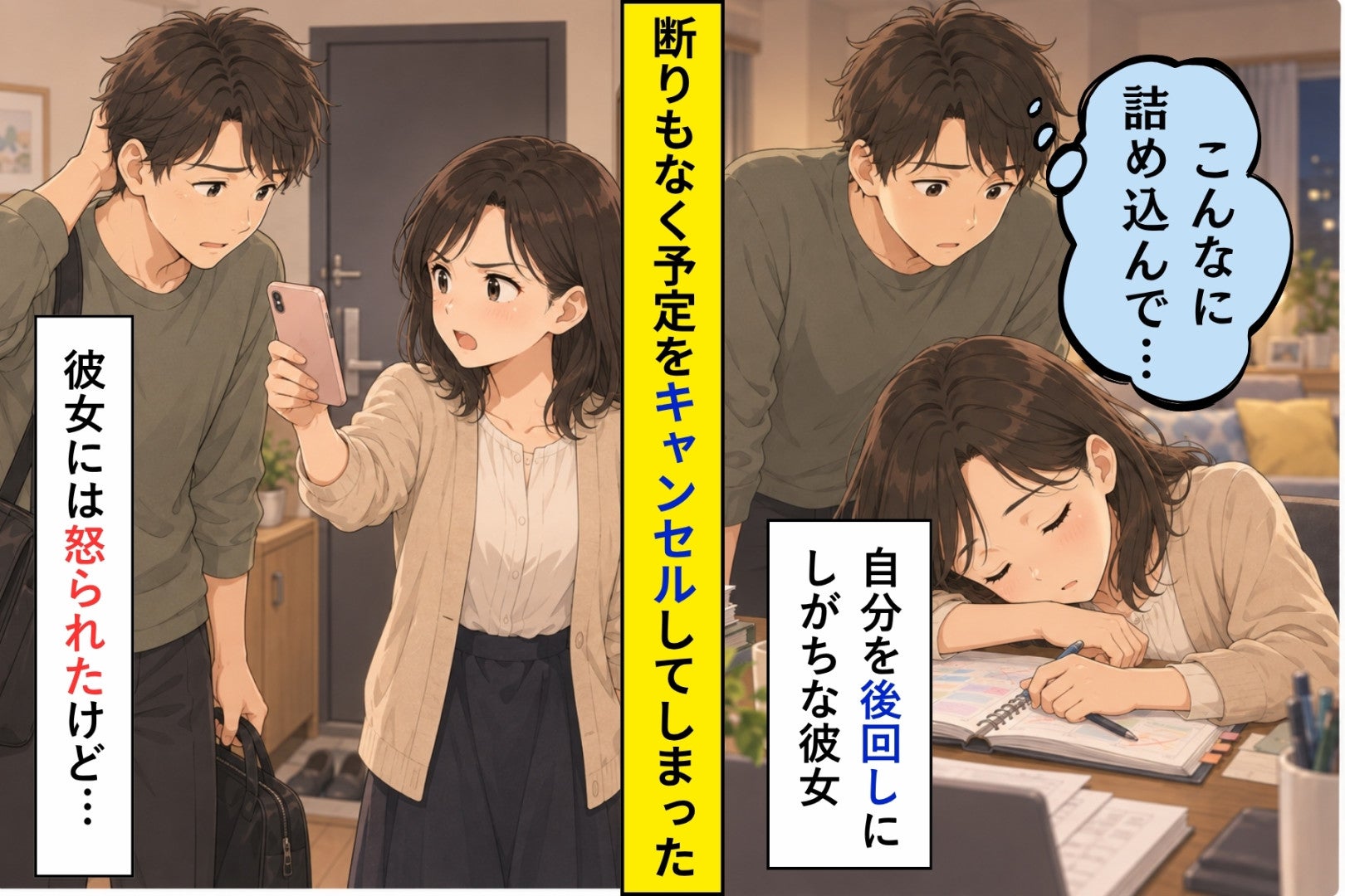 彼女の予定を本人の了承を得ずに３つ断った俺→空いたその日に向かった場所