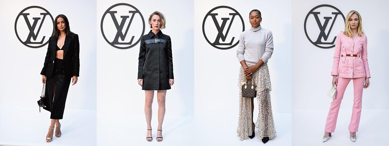 アナ・デ・アルマス、シアーシャ・ローナン、大阪なおみ、ソフィー・ターナー（C）LOUIS VUITTON