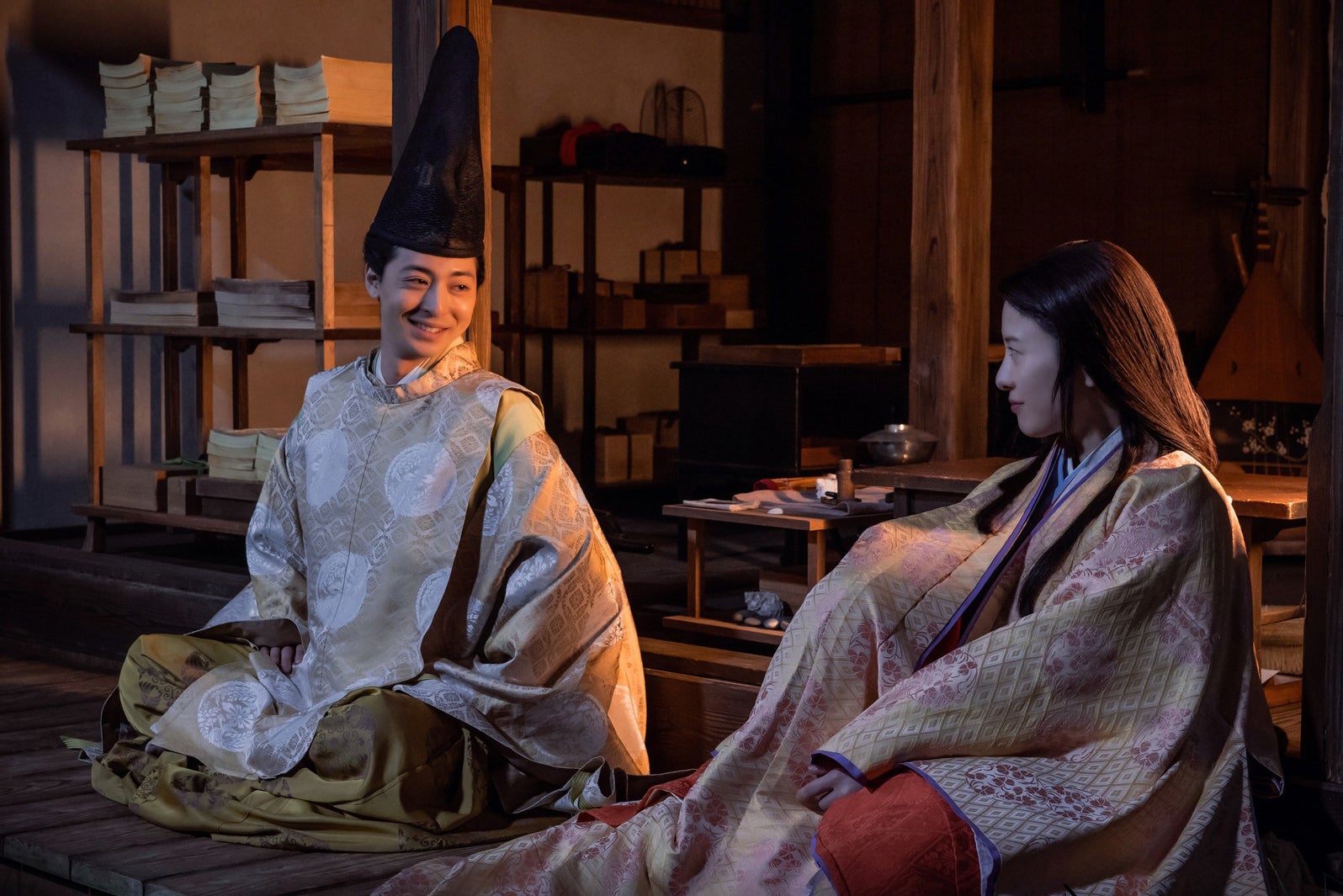 高杉真宙、吉高由里子「光る君へ」第39話（C）NHK