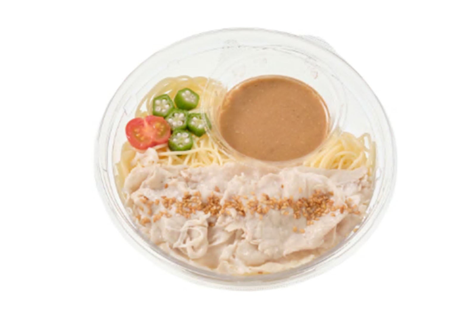 冷製パスタ 豚しゃぶとごまポン酢（税込572.40円）／提供画像