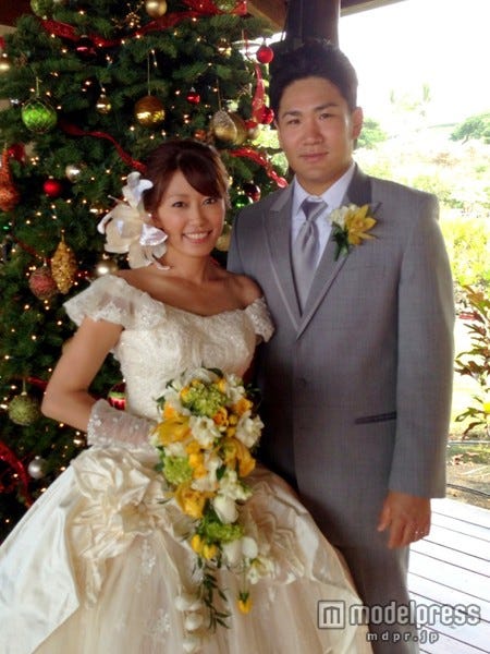 2012年12月11日、アメリカ・ハワイ島にて挙式した里田まい＆田中将大選手