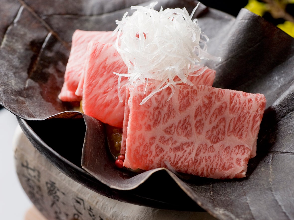 飛騨牛料理一例／画像提供：水明館