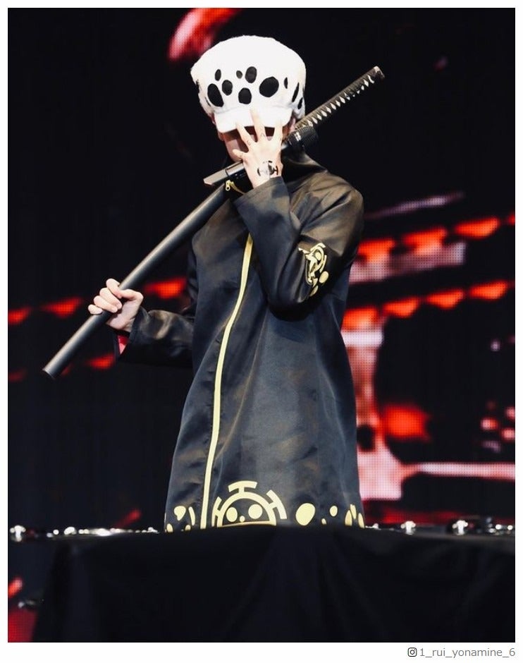 THE RAMPAGE与那嶺瑠唯「ONE PIECE」トラファルガー・ローに変身 “人生初コスプレ”に「クオリティ高すぎ」「めちゃくちゃかっこいい」の声