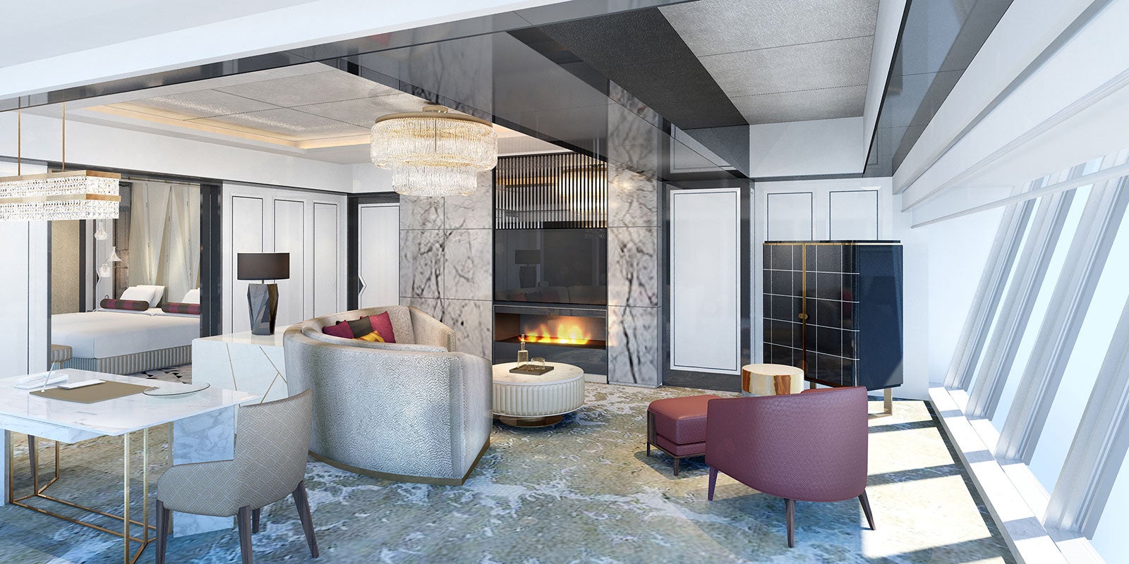 客室（プレミアスイート）／画像提供：リゾートトラスト