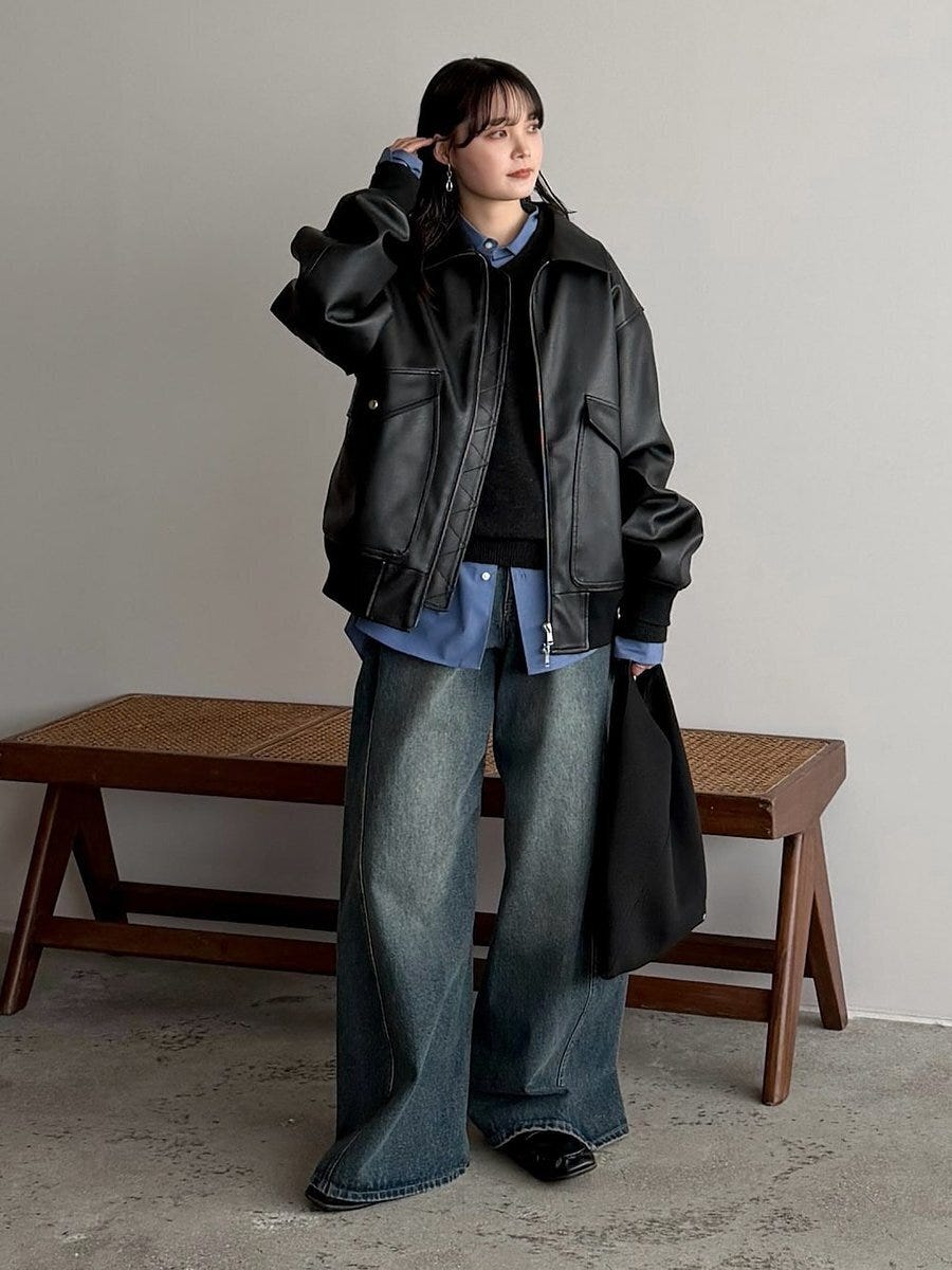 ブルーシャツ コーデ ブルーシャツコーデ2