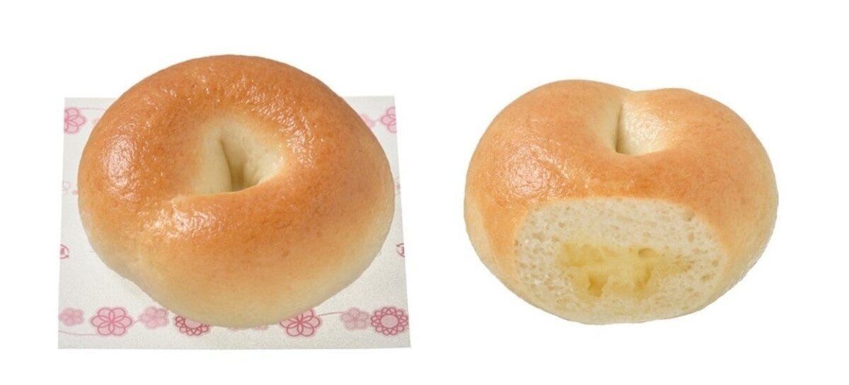 セブン-イレブンのもっちり食感のチーズベーグルのビジュアル