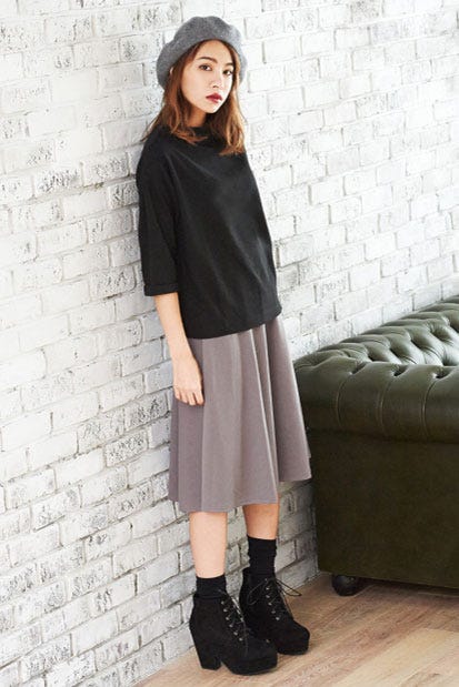 ボトルネックカットソー「Re:EDIT by GALSTAR」2,298円(税込)/画像提供:Re:EDIT by GALSTAR