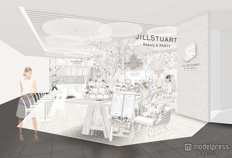 「JILL STUART Beauty & PARTY CAFE」店舗イメージ／画像提供：「JILL STUART Beauty & PARTY CAFE」