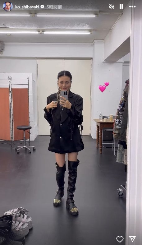 柴咲コウInstagramストーリーズより