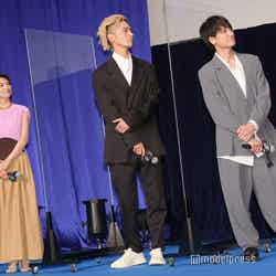 （左から）田中麗奈、上杉柊平、藤原季節（C）モデルプレス
