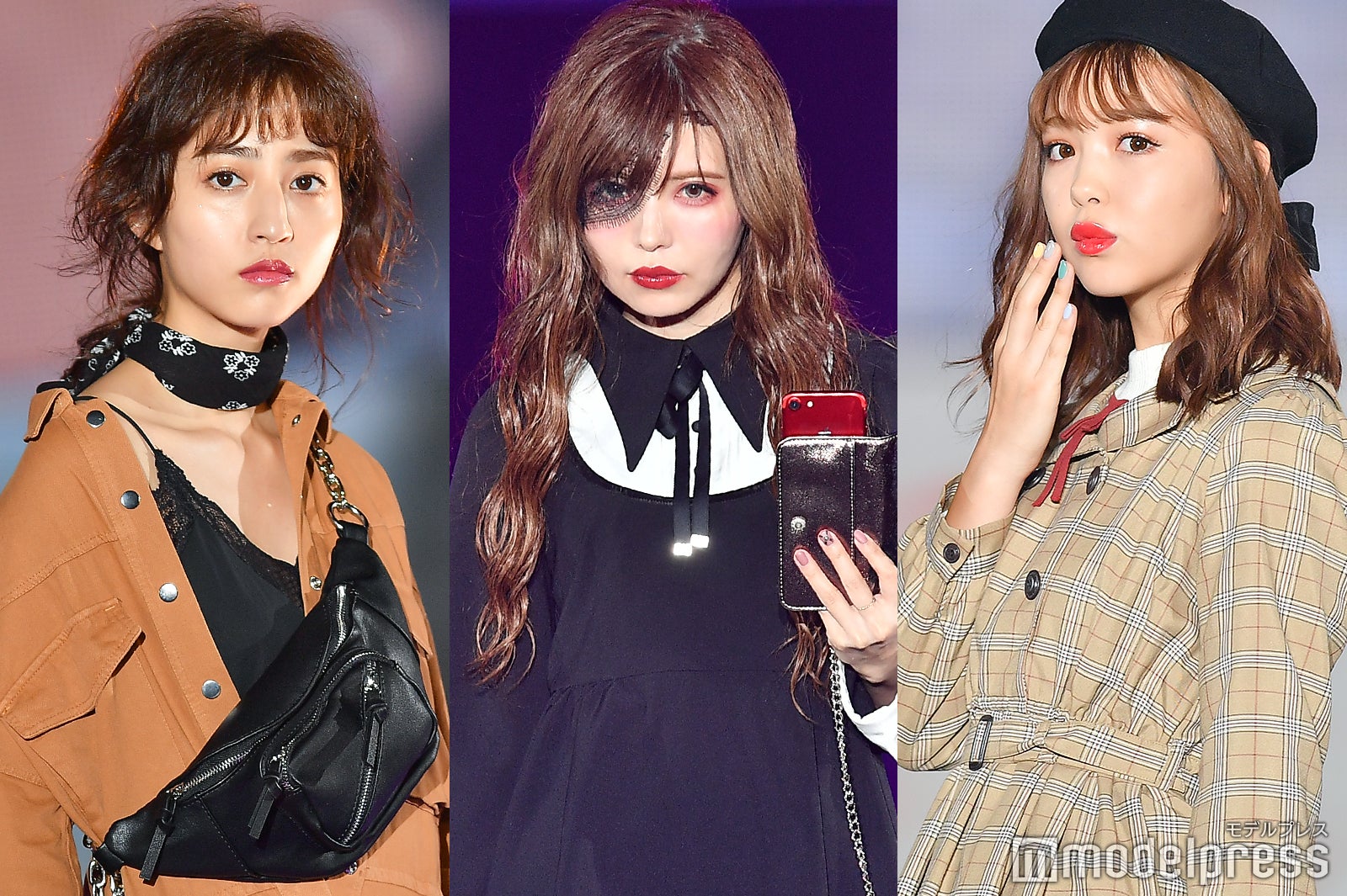 （左から）堀田茜、益若つばさ、藤田ニコル（C）モデルプレス