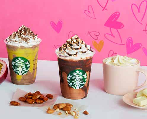 スタバ「チョコレート with アーモンド プラリネ フラペチーノ」などバレンタインビバレッジ登場