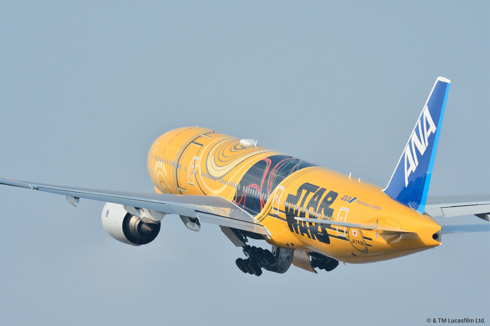 C-3PO ANA JET（C）＆TM Lucasfilm Ltd