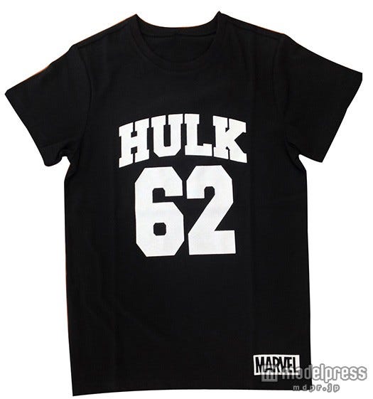 ハルク、ロゴTシャツ(黒)(税抜き¥1500)(C)Marvel2015