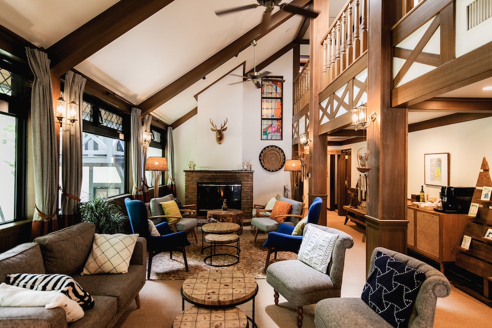 四万十川源流、森の国『水際のロッジ』／画像提供：サン・クレア