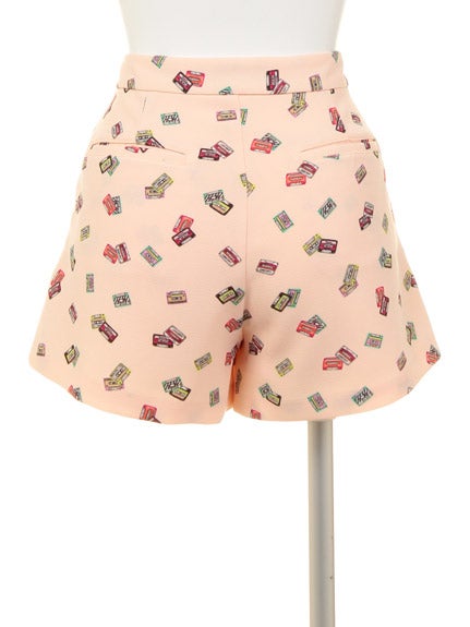 カセット柄ショートパンツ「deicy」12,960円(税込)
