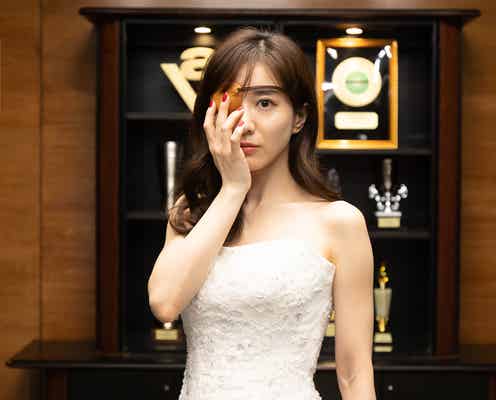 田中みな実、狂気のウエディングドレス披露 眼帯の謎も明らかに<M 愛すべき人がいて>