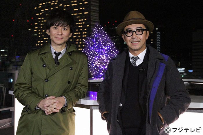 「ダブルKENのぶらキュンナイト~美女と夜遊び2016新春SP~」/渡部建、矢作兼(C)フジテレビ