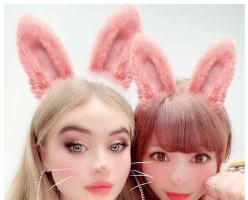 きゃりーぱみゅぱみゅ、サブリナ・カーペンターとの2ショットに驚きの声「豪華」「すごい交流」
