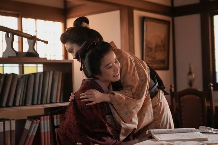 円井わん、高石あかり「ばけばけ」第93話(C)NHK