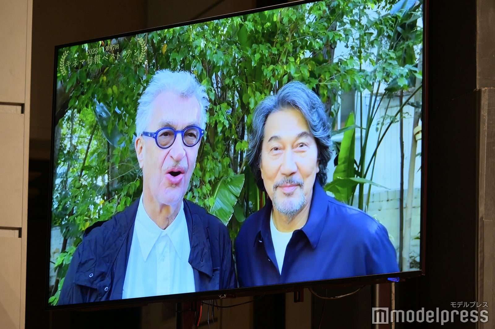 役所広司VTR（C）モデルプレス