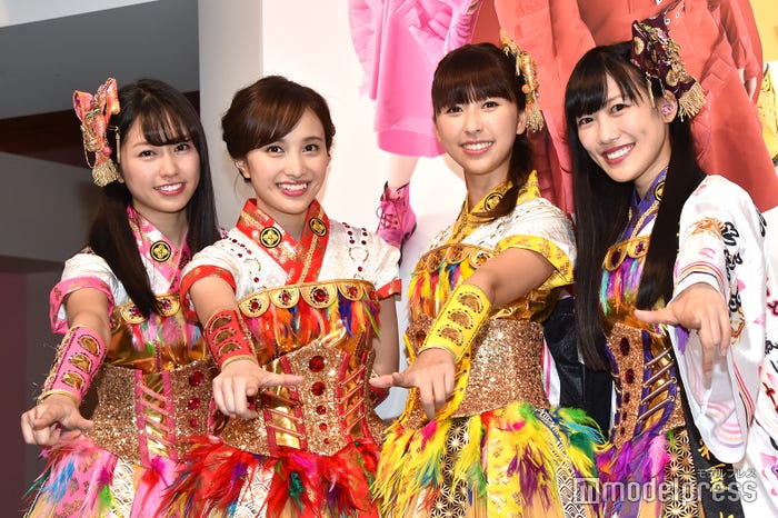 佐々木彩夏、百田夏菜子、玉井詩織、高城れに (C)モデルプレス
