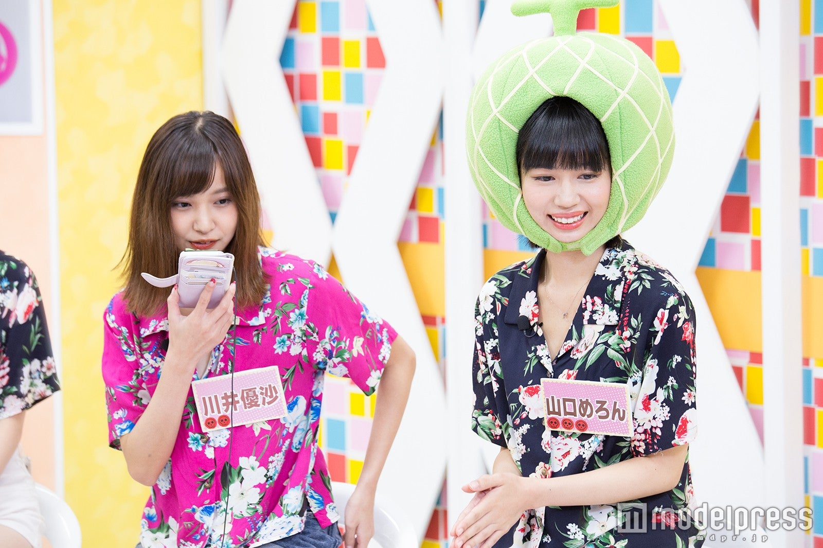 川井優沙、山口めろん （C）モデルプレス