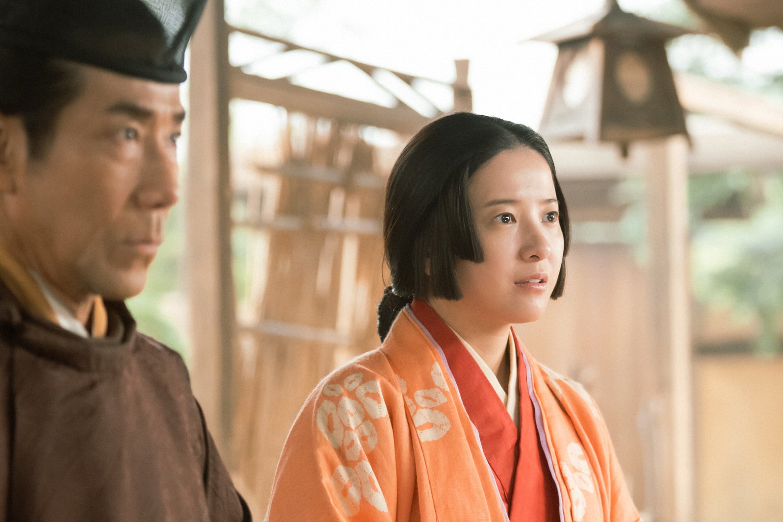 岸谷五朗、吉高由里子「光る君へ」第12話より（C）NHK