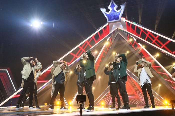 デビュー評価「GrandMaster」ステージ「PRODUCE 101 JAPAN」最終回(C)LAPONE ENTERTAINMENT