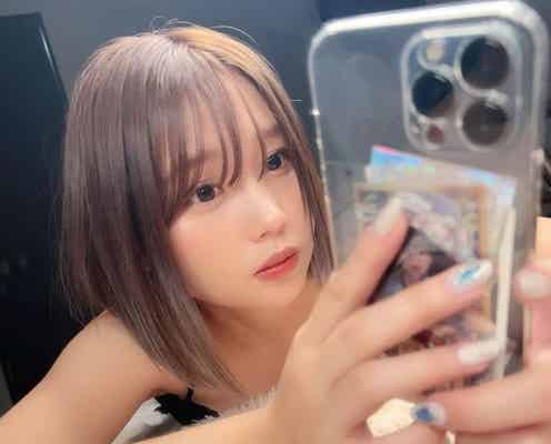 ばんばんざい・流那、美デコルテ披露SEXY部屋着姿「1番かわいいって思われたい」