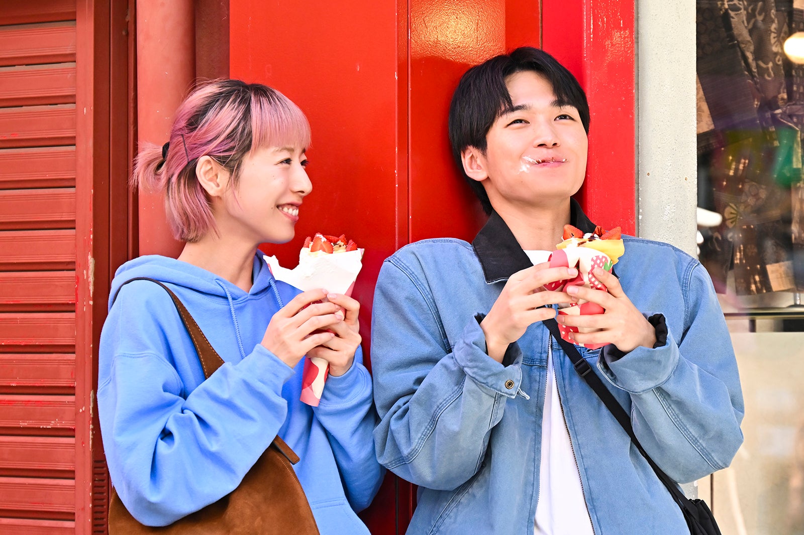 夏帆、青木柚（C）TBSスパークル／TBS