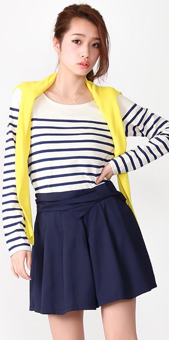 ジョーゼットキュロットパンツ「salus」2,490円（税込）