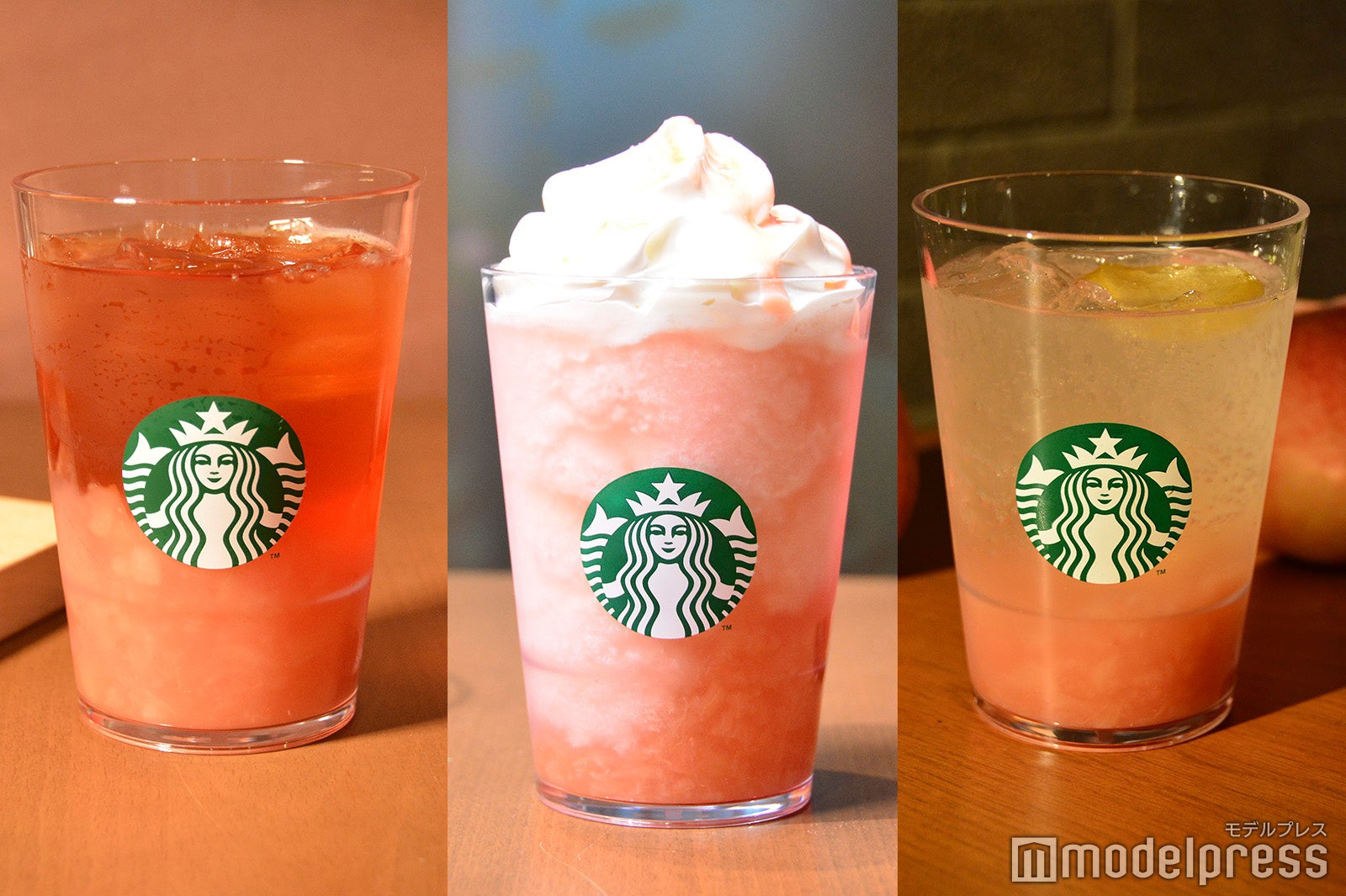 スタバ、ピーチの新作試飲レポ 甘い香り＆とろける果肉感のフラペチーノ等3種 おすすめカスタマイズも聞いてみた