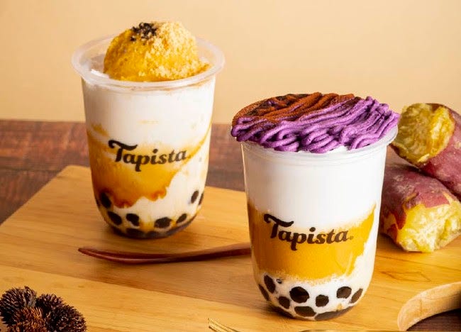タピスタ、3種のさつま芋使用の“史上最高の飲みごたえ”新作ドリンク