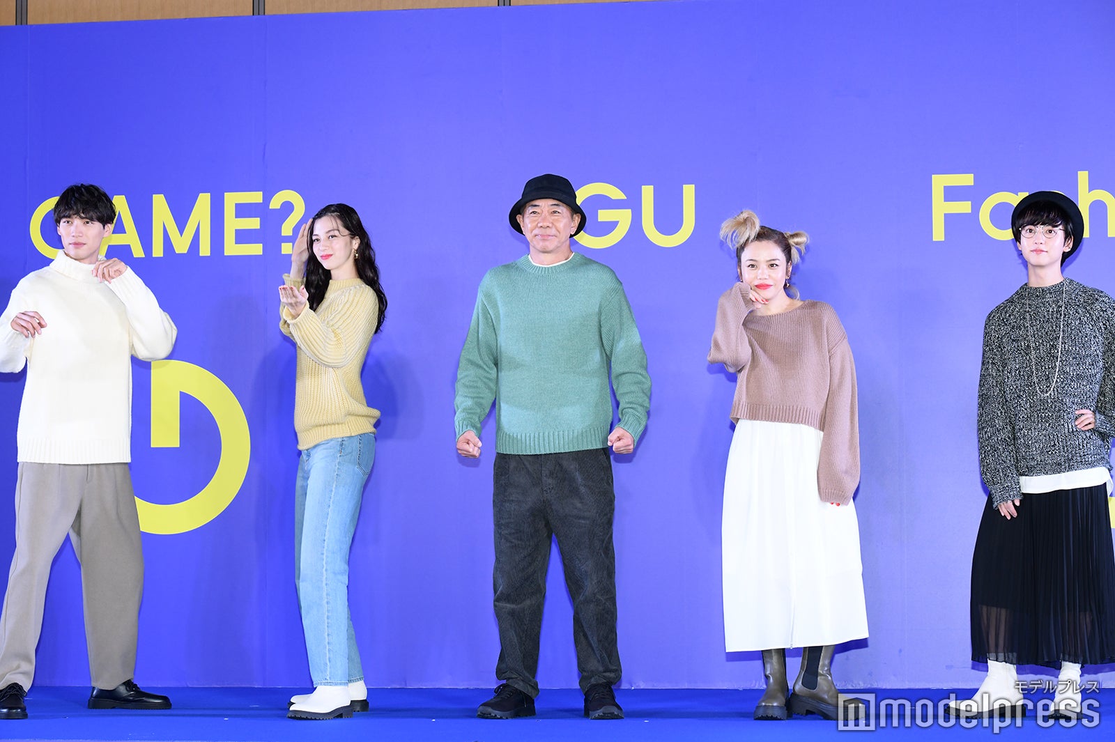 福士蒼汰、中条あやみ、木梨憲武、Chara、ゆうたろう （C）モデルプレス