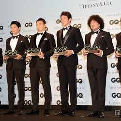 （左から）又吉直樹、鈴木亮平、五郎丸歩、松岡修造、葉加瀬太郎、吉田鋼太郎